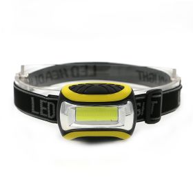 Three-speed Plastic Major Headlamp Outdoor Night Riding Mountaineering Lighting Work Light