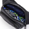 Black High-capacity Fanny Pack; Male Outdoor Sports Fashion Mobile Phone Bag; Waterproof Running Cross-body Business Purse; Waist Bag