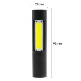 USB rechargeable emergency flashlight (Option: 2style)