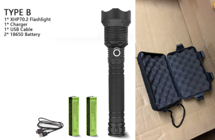 XHP70.2 Powerful Usb Led Flashlight (Option: P70.2 set A-EU)