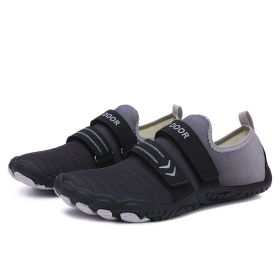 Fitness Yoga Outdoor Large Size Hiking Shoes (Option: A05 black-36)